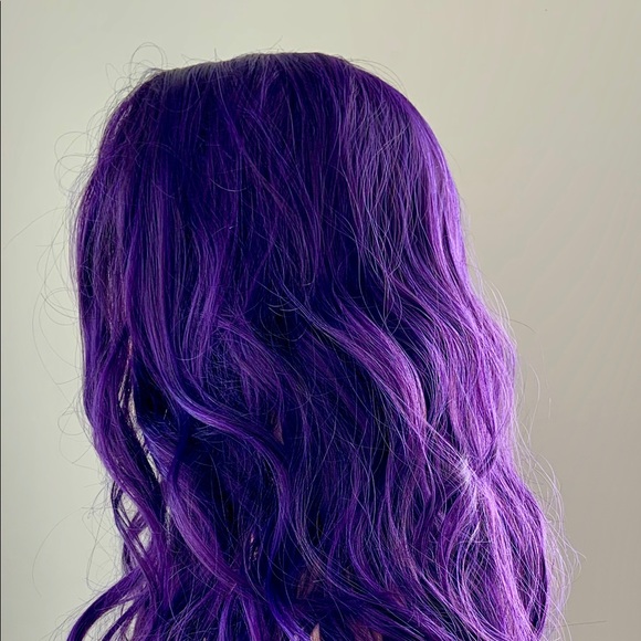 Gorgeous 24” Deep Purple Premium Fiber 13x2.5 Lace Front Wig for Daily Wear… - Picture 8 of 13